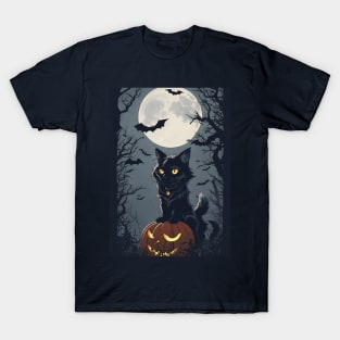 Halloween cat T-Shirt